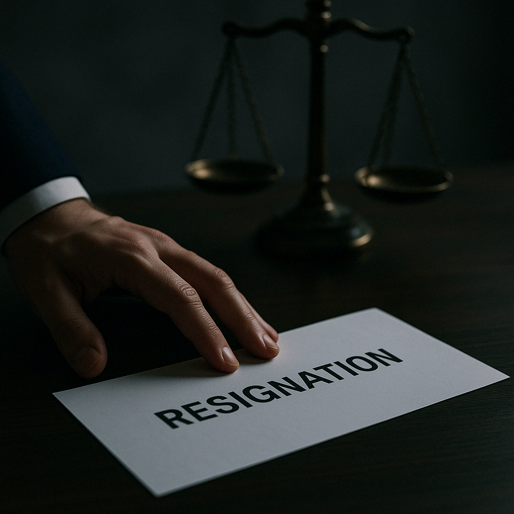 Resignation Letters: A Collective Stand for the Rule of Law